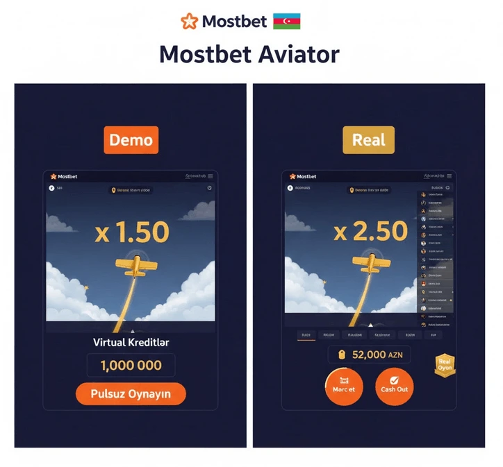 Mostbet Aviator demo rejimi - Risksiz təcrübə imkanı